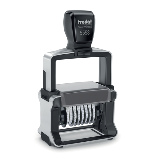 Trodat Professional Numberer with Text Plate 5558/PL 