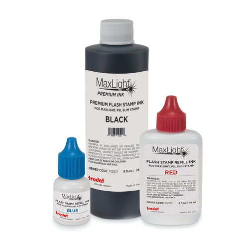 Maxlight, PSI or Slim Pre-inked Stamp Re-Fill Ink